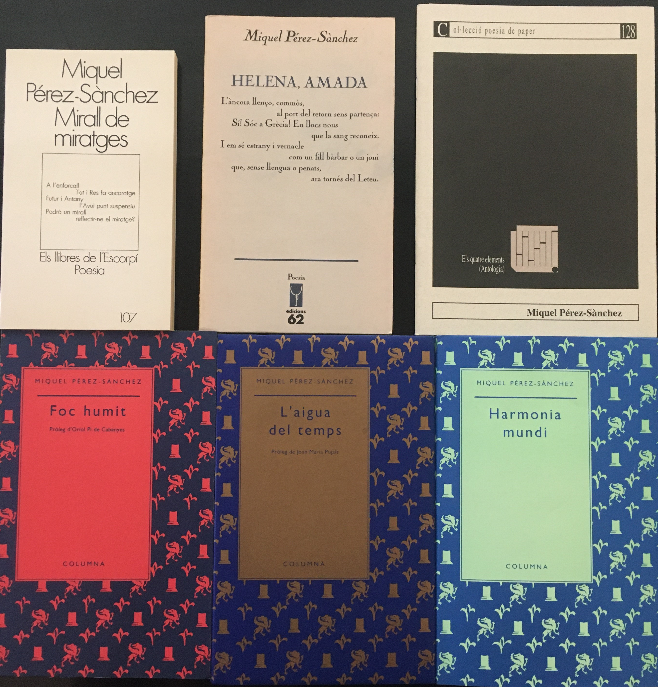 Obres de Miquel
                Pérez-Sánchez